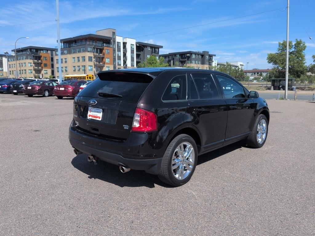 2014 BROWN Ford Edge SEL (2FMDK4JCXEB) with an V6, 3.5L engine, Automatic transmission, located at 10890 W. Colfax Ave., Lakewood, CO, 80215, (303) 274-7692, 39.739914, -105.120132- Photo#4