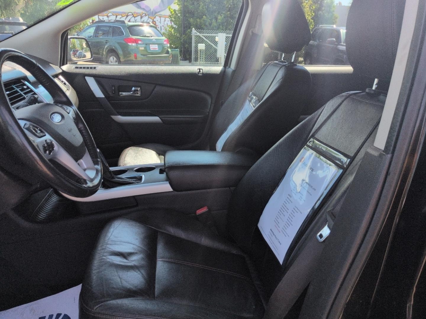 2014 BROWN Ford Edge SEL (2FMDK4JCXEB) with an V6, 3.5L engine, Automatic transmission, located at 10890 W. Colfax Ave., Lakewood, CO, 80215, (303) 274-7692, 39.739914, -105.120132- Photo#9