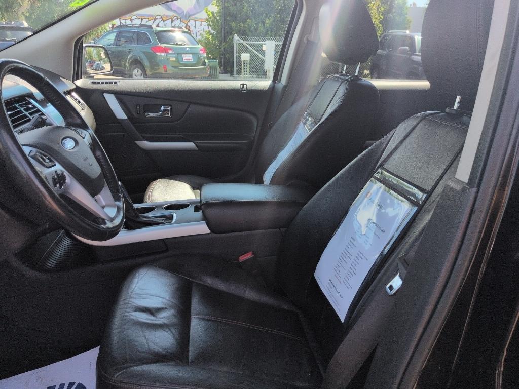 2014 BROWN Ford Edge SEL (2FMDK4JCXEB) with an V6, 3.5L engine, Automatic transmission, located at 10890 W. Colfax Ave., Lakewood, CO, 80215, (303) 274-7692, 39.739914, -105.120132- Photo#9