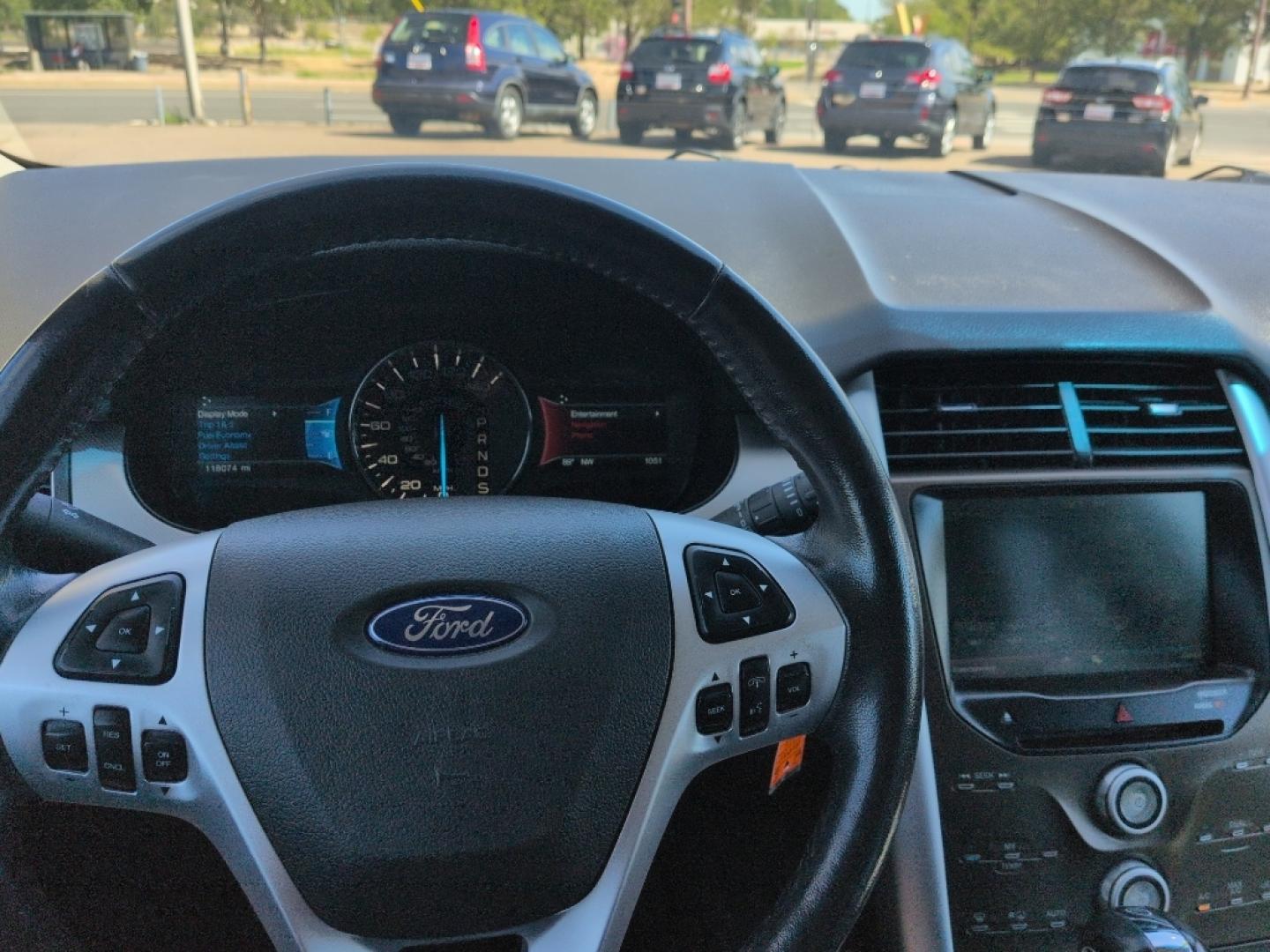 2014 BROWN Ford Edge SEL (2FMDK4JCXEB) with an V6, 3.5L engine, Automatic transmission, located at 10890 W. Colfax Ave., Lakewood, CO, 80215, (303) 274-7692, 39.739914, -105.120132- Photo#10