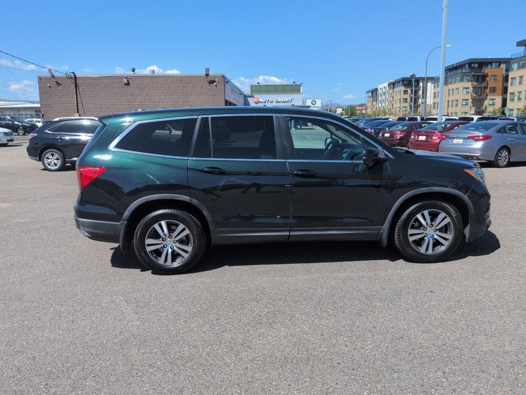2016 GREEN Honda Pilot EXL (5FNYF6H59GB) with an V6, 3.5L engine, Automatic transmission, located at 10890 W. Colfax Ave., Lakewood, CO, 80215, (303) 274-7692, 39.739914, -105.120132- Photo#3