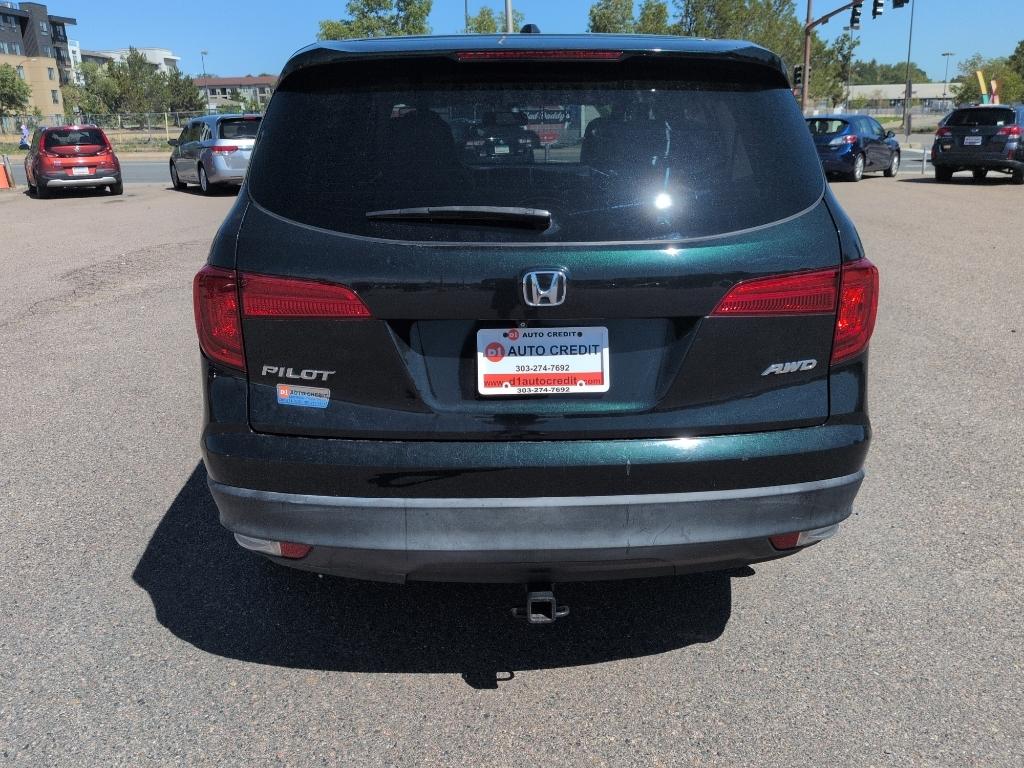 2016 GREEN Honda Pilot EXL (5FNYF6H59GB) with an V6, 3.5L engine, Automatic transmission, located at 10890 W. Colfax Ave., Lakewood, CO, 80215, (303) 274-7692, 39.739914, -105.120132- Photo#5