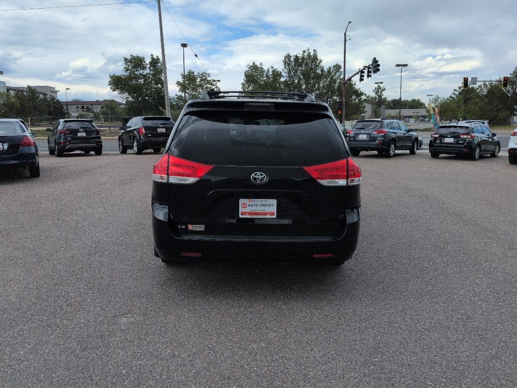 2011 BLACK Toyota Sienna LE 8-PASS V6 (5TDKK3DC7BS) with an V6, 3.5L engine, Automatic transmission, located at 10890 W. Colfax Ave., Lakewood, CO, 80215, (303) 274-7692, 39.739914, -105.120132- Photo#5