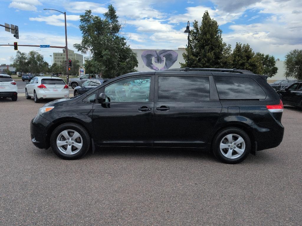 2011 BLACK Toyota Sienna LE 8-PASS V6 (5TDKK3DC7BS) with an V6, 3.5L engine, Automatic transmission, located at 10890 W. Colfax Ave., Lakewood, CO, 80215, (303) 274-7692, 39.739914, -105.120132- Photo#7