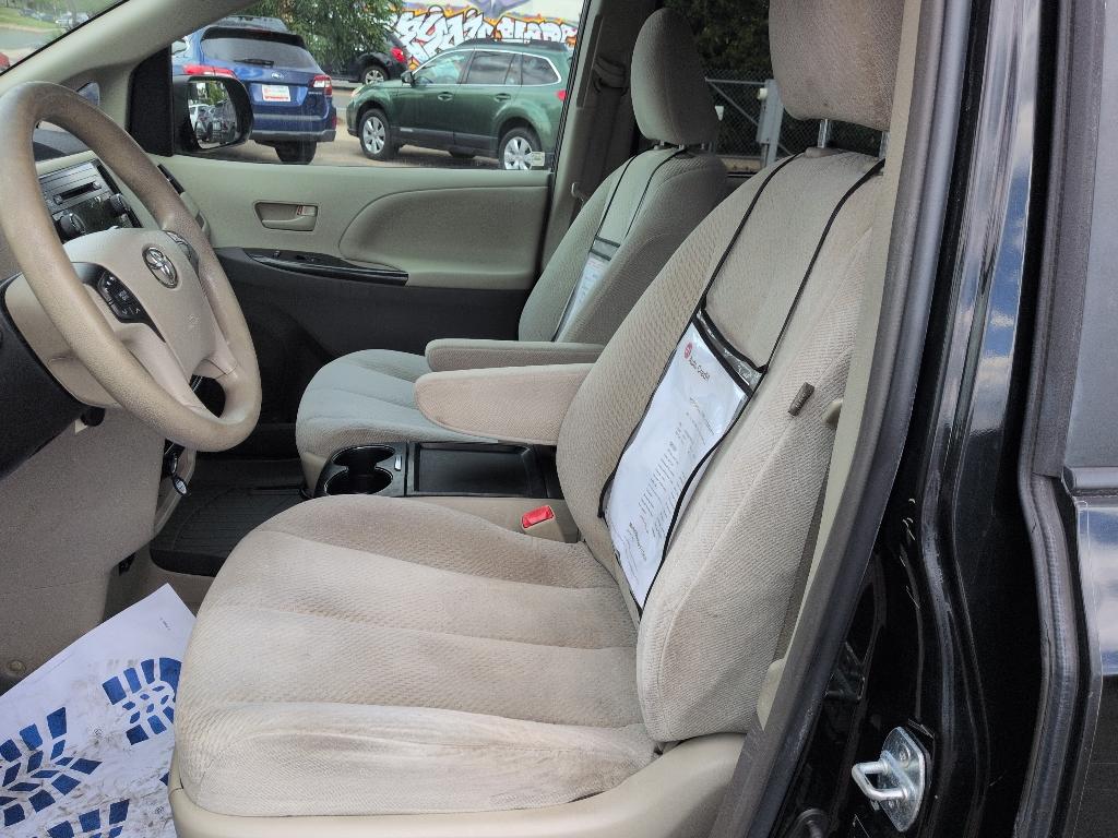 2011 BLACK Toyota Sienna LE 8-PASS V6 (5TDKK3DC7BS) with an V6, 3.5L engine, Automatic transmission, located at 10890 W. Colfax Ave., Lakewood, CO, 80215, (303) 274-7692, 39.739914, -105.120132- Photo#9