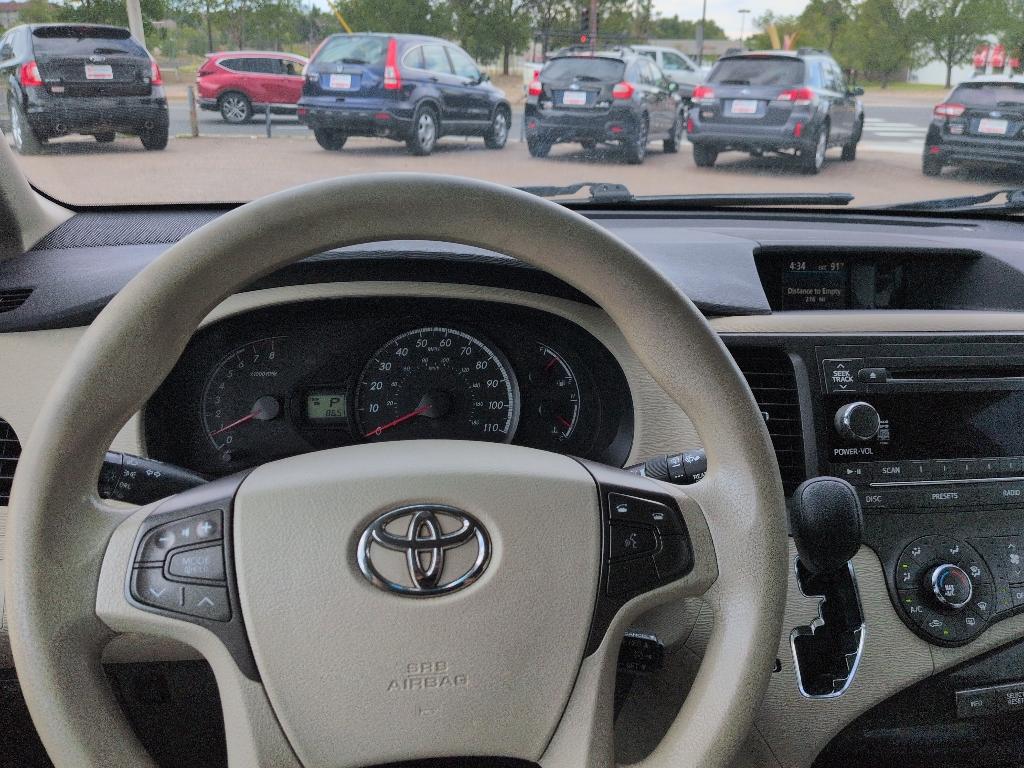 2011 BLACK Toyota Sienna LE 8-PASS V6 (5TDKK3DC7BS) with an V6, 3.5L engine, Automatic transmission, located at 10890 W. Colfax Ave., Lakewood, CO, 80215, (303) 274-7692, 39.739914, -105.120132- Photo#10
