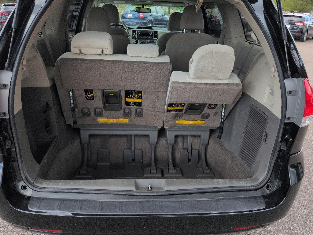 2011 BLACK Toyota Sienna LE 8-PASS V6 (5TDKK3DC7BS) with an V6, 3.5L engine, Automatic transmission, located at 10890 W. Colfax Ave., Lakewood, CO, 80215, (303) 274-7692, 39.739914, -105.120132- Photo#20