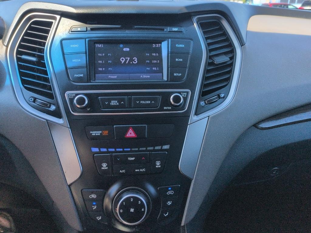 2018 BLACK Hyundai Santa Fe Sport Base (5XYZT3LB0JG) with an 4 Cyl, 2.4L engine, Automatic transmission, located at 10890 W. Colfax Ave., Lakewood, CO, 80215, (303) 274-7692, 39.739914, -105.120132- Photo#12
