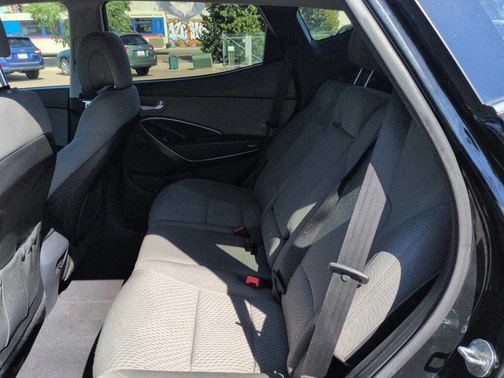 2018 BLACK Hyundai Santa Fe Sport Base (5XYZT3LB0JG) with an 4 Cyl, 2.4L engine, Automatic transmission, located at 10890 W. Colfax Ave., Lakewood, CO, 80215, (303) 274-7692, 39.739914, -105.120132- Photo#18