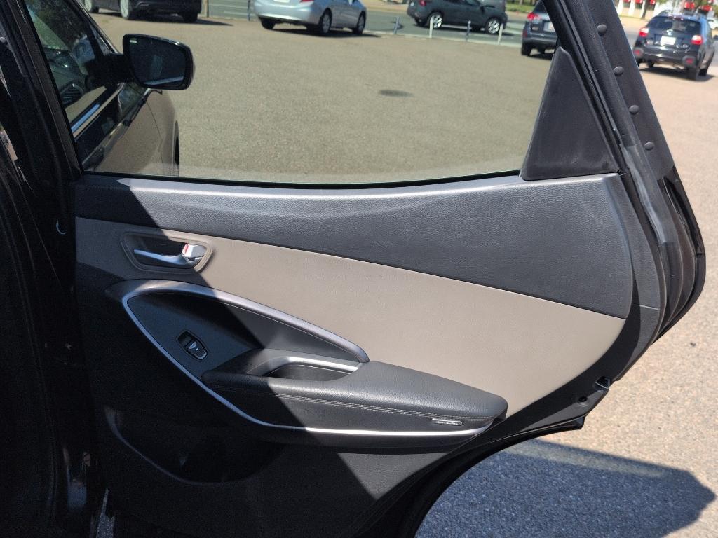 2018 BLACK Hyundai Santa Fe Sport Base (5XYZT3LB0JG) with an 4 Cyl, 2.4L engine, Automatic transmission, located at 10890 W. Colfax Ave., Lakewood, CO, 80215, (303) 274-7692, 39.739914, -105.120132- Photo#19