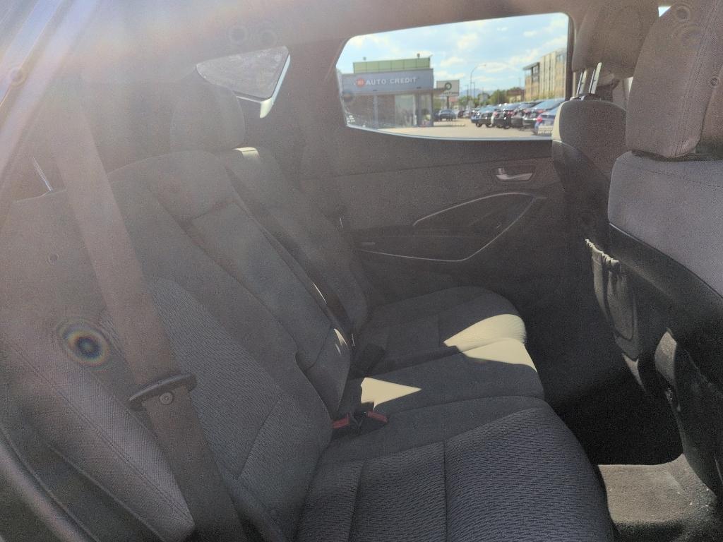 2018 BLACK Hyundai Santa Fe Sport Base (5XYZT3LB0JG) with an 4 Cyl, 2.4L engine, Automatic transmission, located at 10890 W. Colfax Ave., Lakewood, CO, 80215, (303) 274-7692, 39.739914, -105.120132- Photo#20
