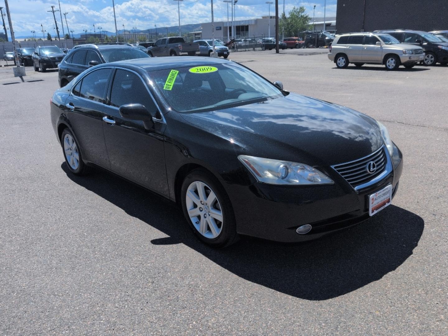 2009 BLACK Lexus ES 350 Base (JTHBJ46G792) with an V6, 3.5L engine, Automatic transmission, located at 10890 W. Colfax Ave., Lakewood, CO, 80215, (303) 274-7692, 39.739914, -105.120132- Photo#2