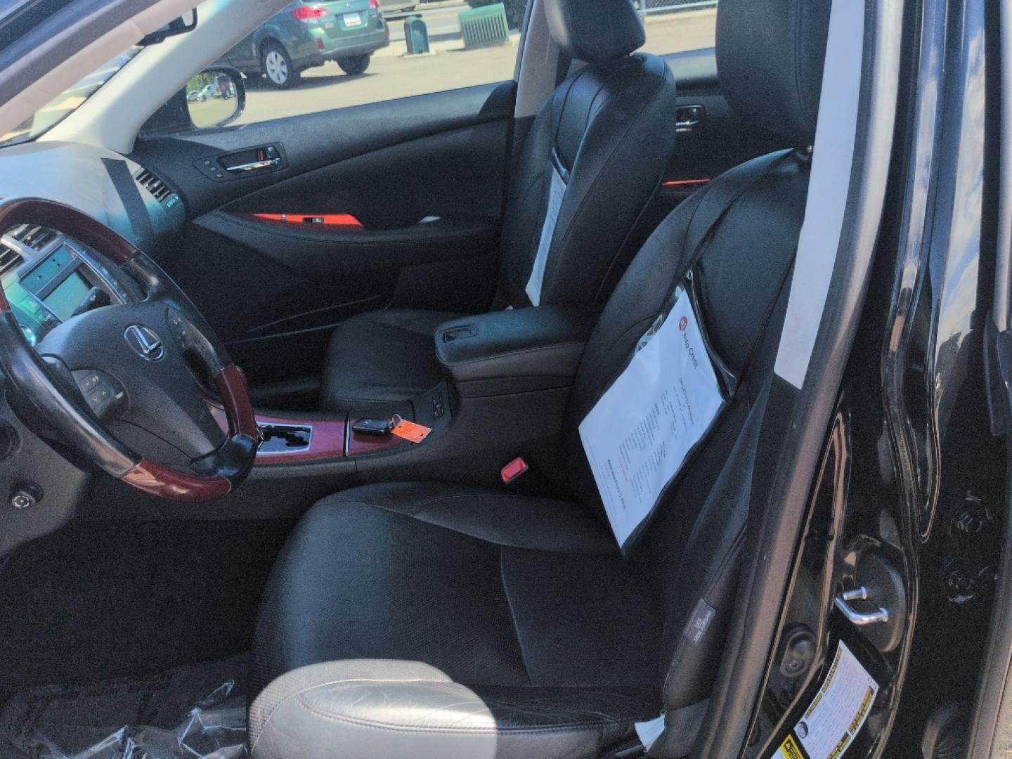 2009 BLACK Lexus ES 350 Base (JTHBJ46G792) with an V6, 3.5L engine, Automatic transmission, located at 10890 W. Colfax Ave., Lakewood, CO, 80215, (303) 274-7692, 39.739914, -105.120132- Photo#9