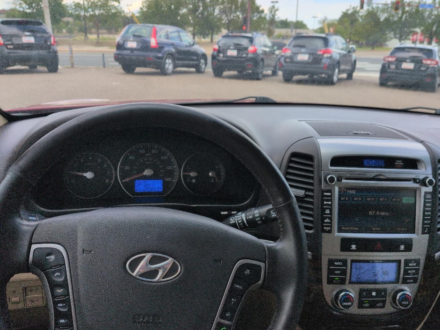 2012 red Hyundai Santa Fe LIMITED 3.5 FWD (5XYZK4AG3CG) with an V6, 3.5L engine, Automatic transmission, located at 10890 W. Colfax Ave., Lakewood, CO, 80215, (303) 274-7692, 39.739914, -105.120132- Photo#10