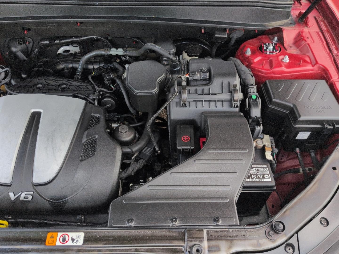 2012 red Hyundai Santa Fe LIMITED 3.5 FWD (5XYZK4AG3CG) with an V6, 3.5L engine, Automatic transmission, located at 10890 W. Colfax Ave., Lakewood, CO, 80215, (303) 274-7692, 39.739914, -105.120132- Photo#25