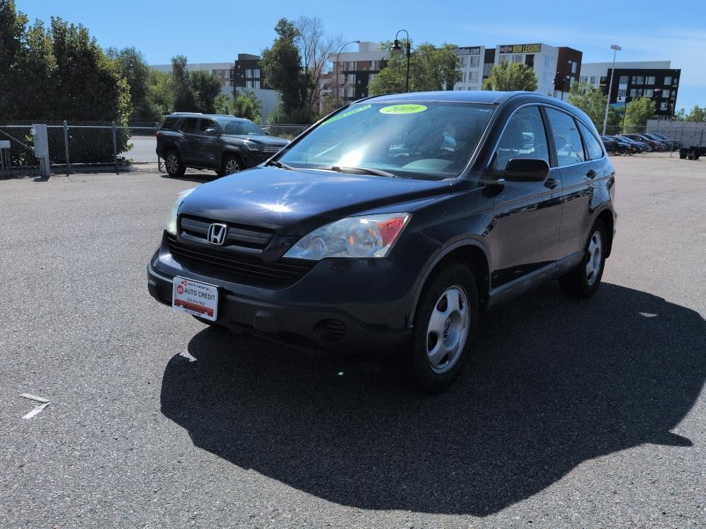 2009 BLUE Honda CR-V LX (5J6RE48369L) with an 4 Cyl, 2.4L engine, Automatic transmission, located at 10890 W. Colfax Ave., Lakewood, CO, 80215, (303) 274-7692, 39.739914, -105.120132- Photo#0