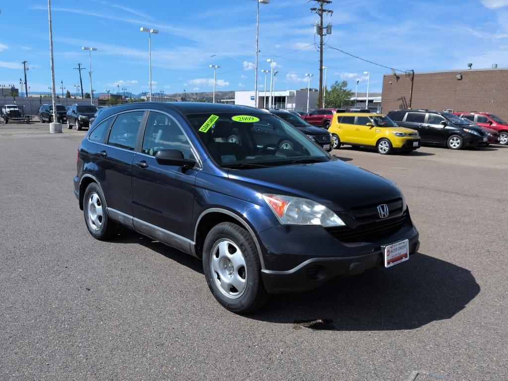 2009 BLUE Honda CR-V LX (5J6RE48369L) with an 4 Cyl, 2.4L engine, Automatic transmission, located at 10890 W. Colfax Ave., Lakewood, CO, 80215, (303) 274-7692, 39.739914, -105.120132- Photo#2
