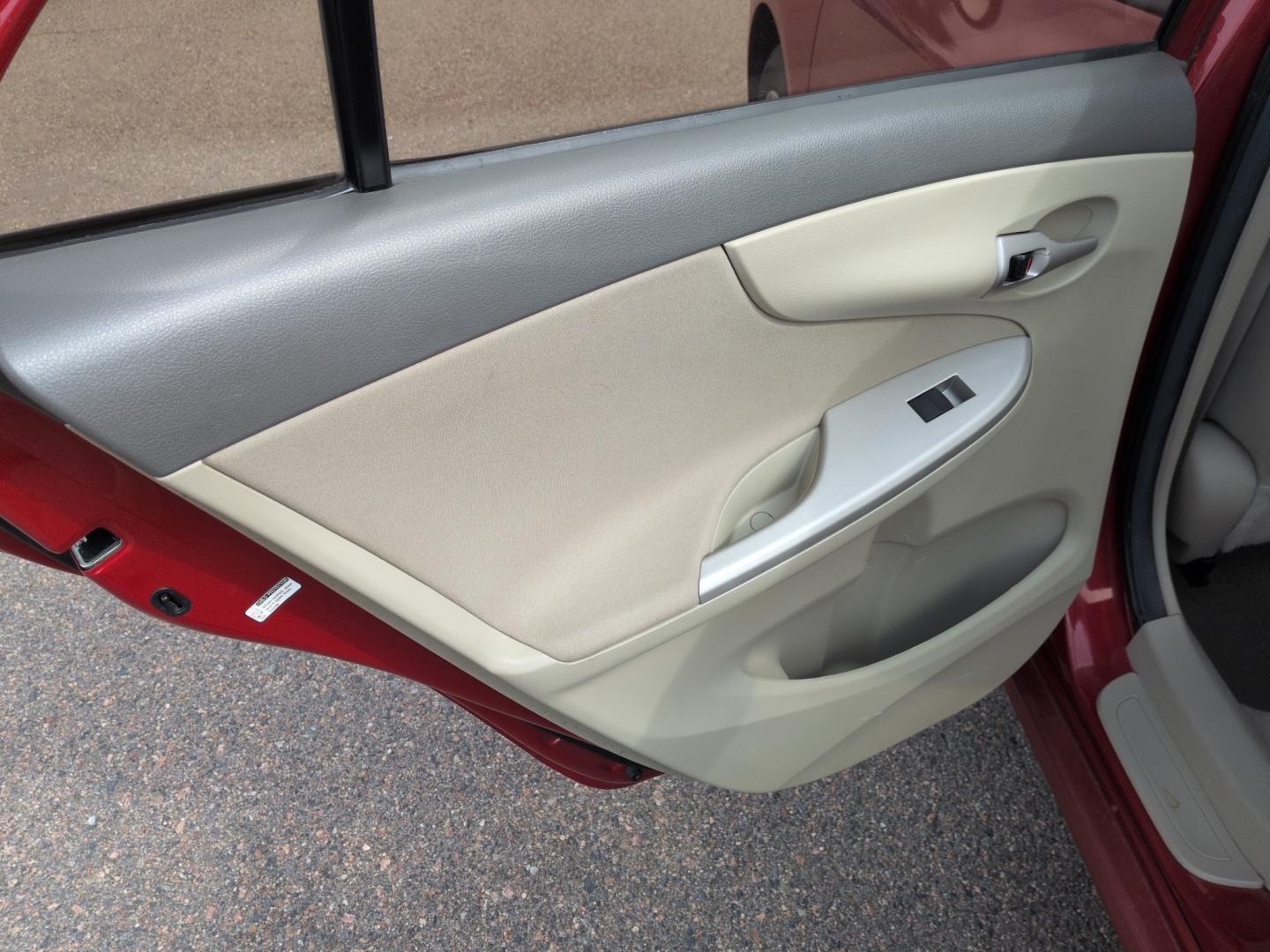 2010 RED /ACTUAL Toyota Corolla LE 4-SPEED AT (1NXBU4EE3AZ) with an 4 Cyl, 1.8L engine, Automatic 4-Speed transmission, located at 10890 W. Colfax Ave., Lakewood, CO, 80215, (303) 274-7692, 39.739914, -105.120132- Photo#13