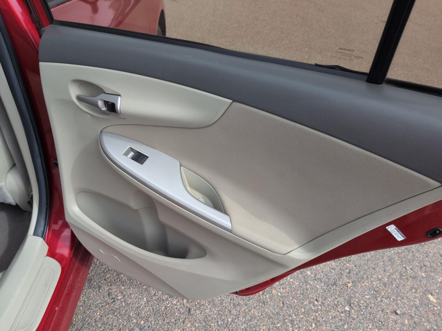 2010 RED /ACTUAL Toyota Corolla LE 4-SPEED AT (1NXBU4EE3AZ) with an 4 Cyl, 1.8L engine, Automatic 4-Speed transmission, located at 10890 W. Colfax Ave., Lakewood, CO, 80215, (303) 274-7692, 39.739914, -105.120132- Photo#19
