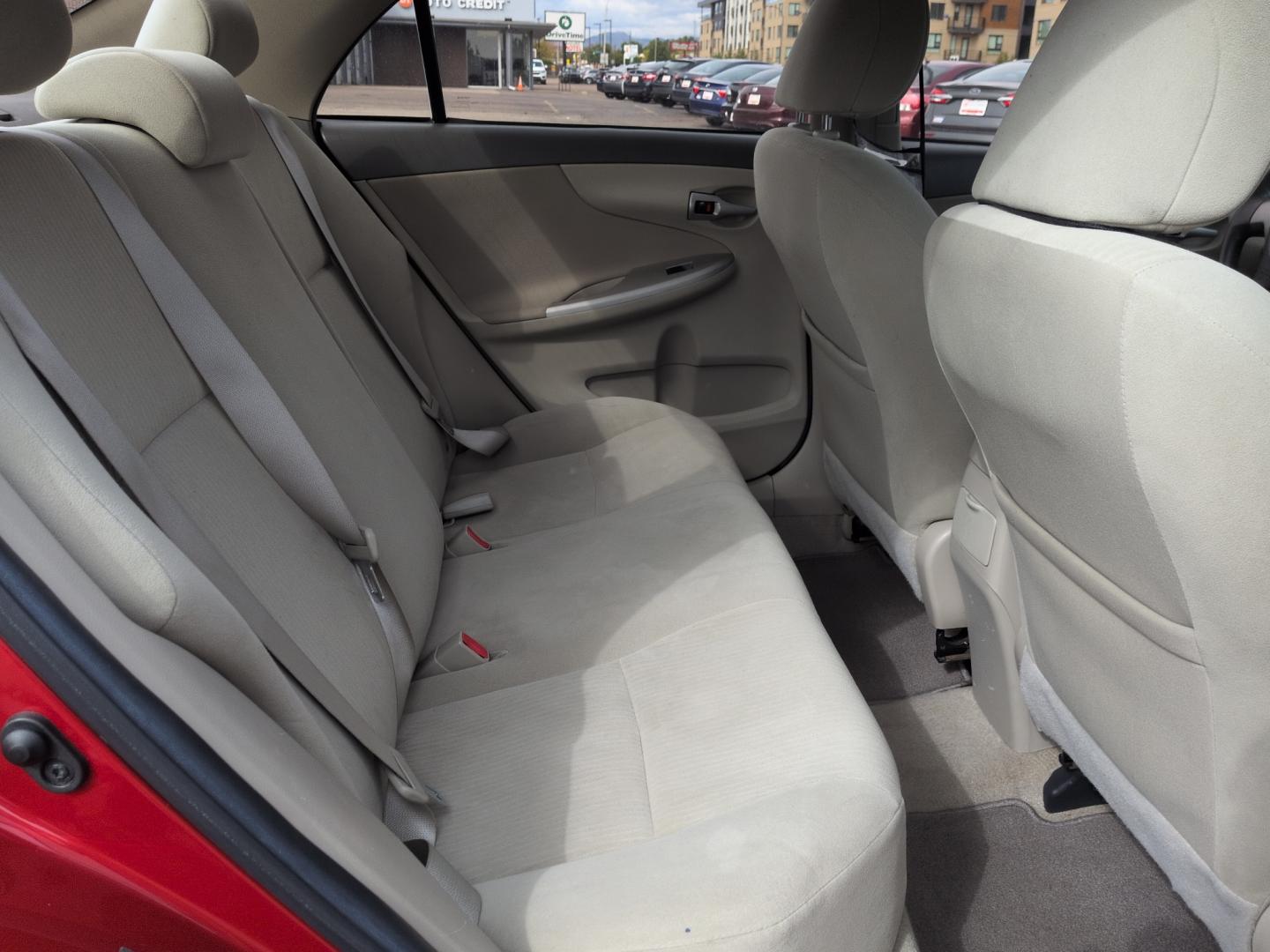 2010 RED /ACTUAL Toyota Corolla LE 4-SPEED AT (1NXBU4EE3AZ) with an 4 Cyl, 1.8L engine, Automatic 4-Speed transmission, located at 10890 W. Colfax Ave., Lakewood, CO, 80215, (303) 274-7692, 39.739914, -105.120132- Photo#20