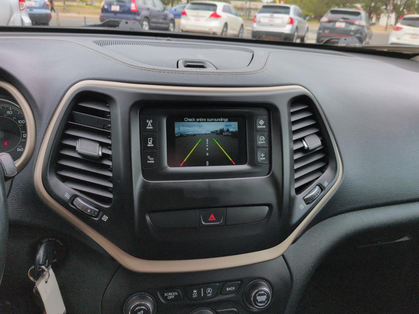 2015 SILVER Jeep Cherokee Latitude (1C4PJMCS4FW) with an V6, 3.2L engine, Automatic transmission, located at 10890 W. Colfax Ave., Lakewood, CO, 80215, (303) 274-7692, 39.739914, -105.120132- Photo#13