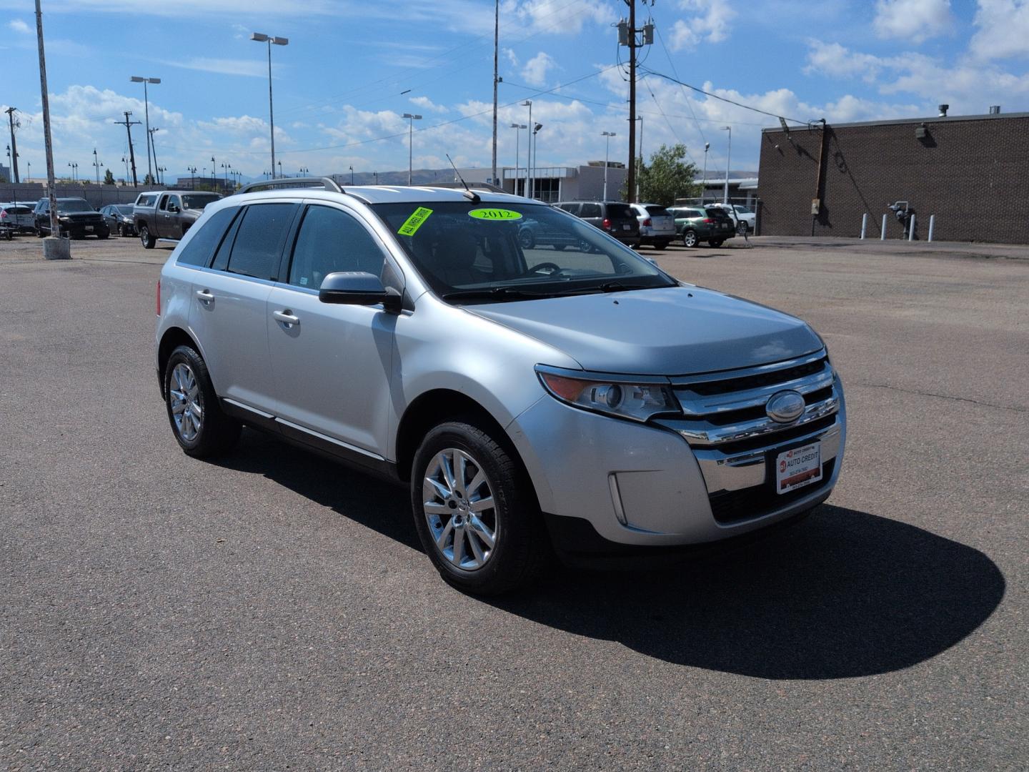 2012 SILVER Ford Edge Limited (2FMDK4KC4CB) with an V6, 3.5L engine, Automatic transmission, located at 10890 W. Colfax Ave., Lakewood, CO, 80215, (303) 274-7692, 39.739914, -105.120132- Photo#2