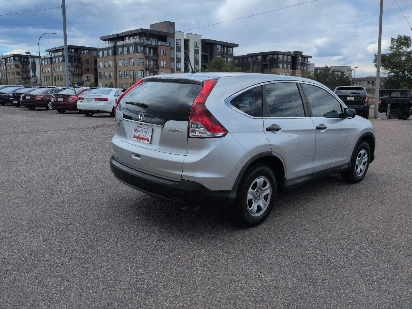 2014 GRAY Honda CR-V LX (2HKRM4H33EH) with an 4 Cyl, 2.4L engine, Automatic transmission, located at 10890 W. Colfax Ave., Lakewood, CO, 80215, (303) 274-7692, 39.739914, -105.120132- Photo#4