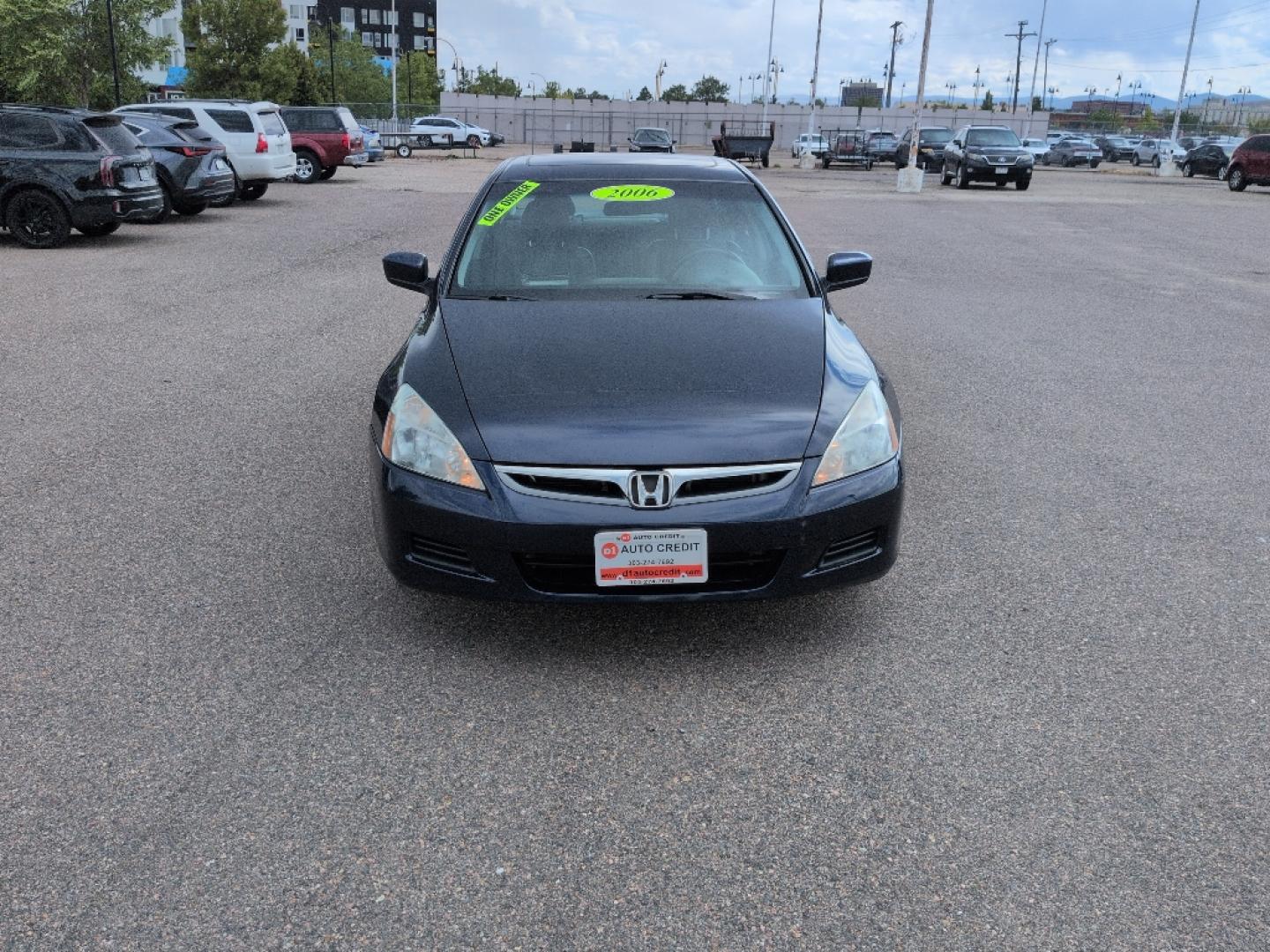 2006 BLUE /EXEMPT Honda Accord EX (1HGCM56856A) with an 4 Cyl, 2.4L engine, Automatic transmission, located at 10890 W. Colfax Ave., Lakewood, CO, 80215, (303) 274-7692, 39.739914, -105.120132- Photo#1