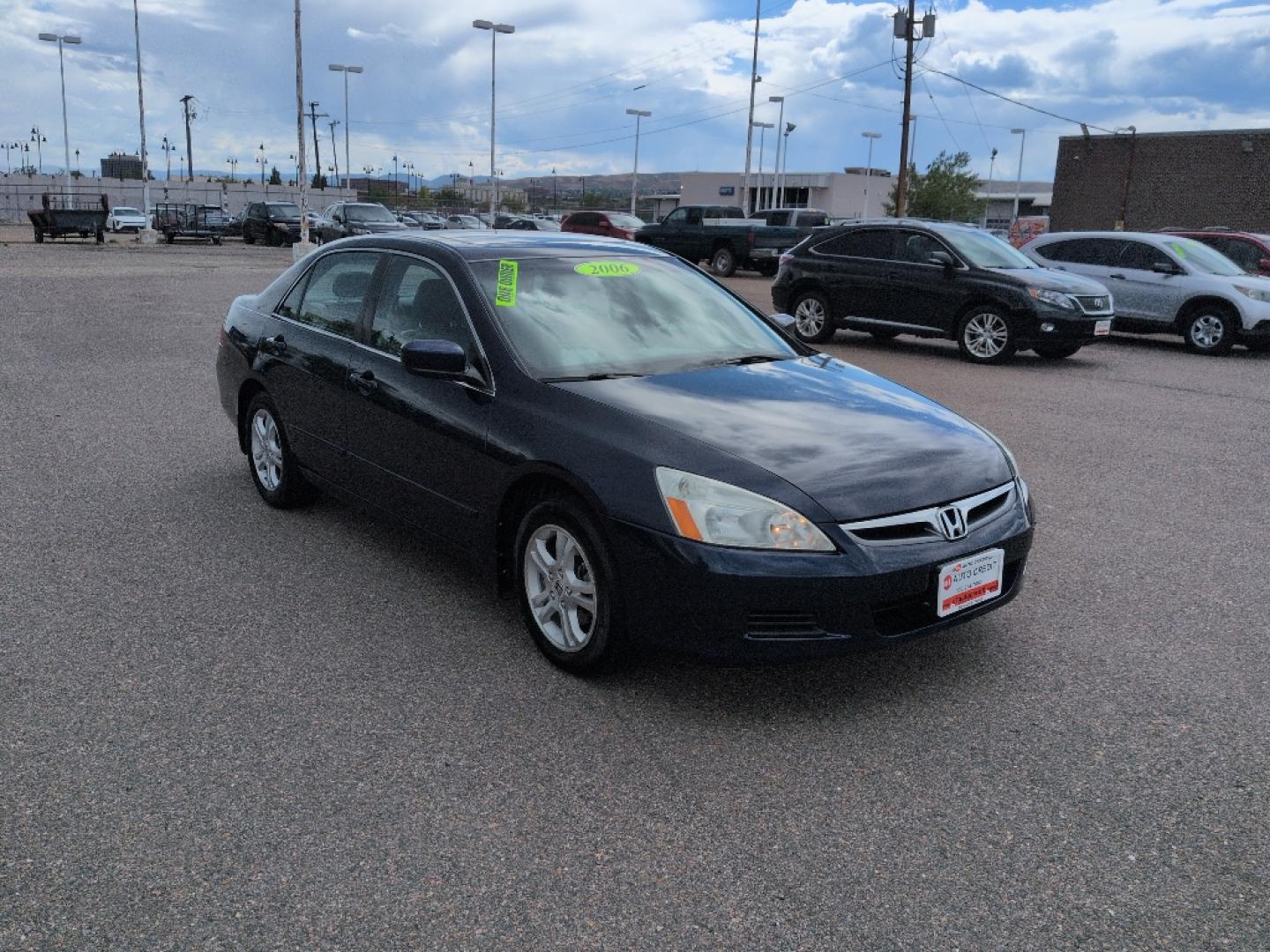 2006 BLUE /EXEMPT Honda Accord EX (1HGCM56856A) with an 4 Cyl, 2.4L engine, Automatic transmission, located at 10890 W. Colfax Ave., Lakewood, CO, 80215, (303) 274-7692, 39.739914, -105.120132- Photo#2