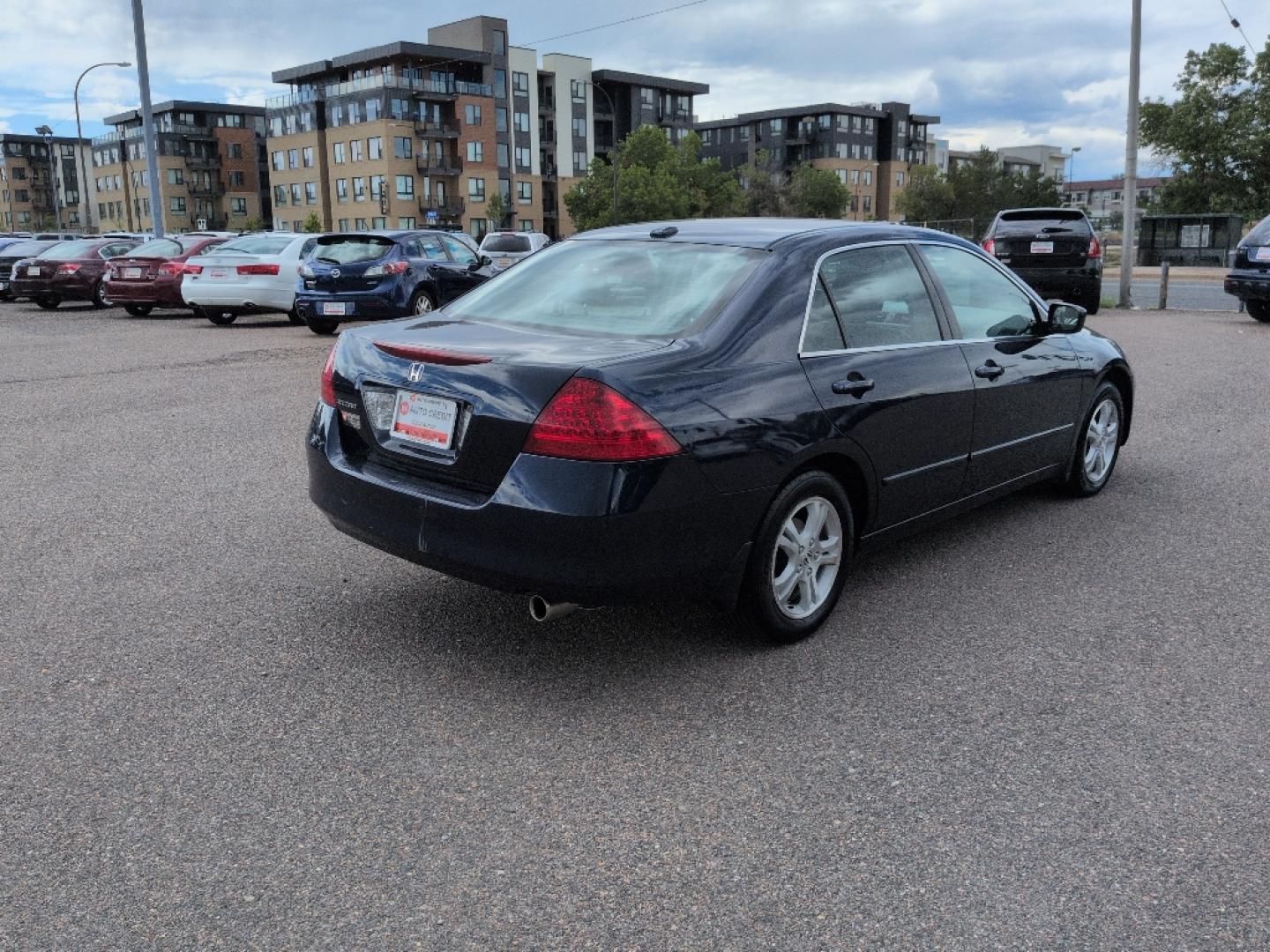 2006 BLUE /EXEMPT Honda Accord EX (1HGCM56856A) with an 4 Cyl, 2.4L engine, Automatic transmission, located at 10890 W. Colfax Ave., Lakewood, CO, 80215, (303) 274-7692, 39.739914, -105.120132- Photo#4