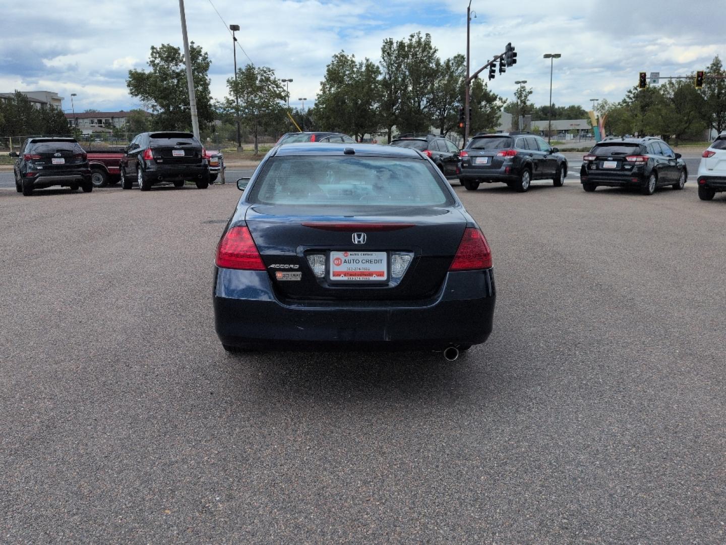 2006 BLUE /EXEMPT Honda Accord EX (1HGCM56856A) with an 4 Cyl, 2.4L engine, Automatic transmission, located at 10890 W. Colfax Ave., Lakewood, CO, 80215, (303) 274-7692, 39.739914, -105.120132- Photo#5