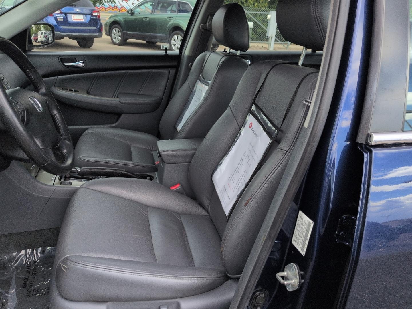 2006 BLUE /EXEMPT Honda Accord EX (1HGCM56856A) with an 4 Cyl, 2.4L engine, Automatic transmission, located at 10890 W. Colfax Ave., Lakewood, CO, 80215, (303) 274-7692, 39.739914, -105.120132- Photo#9