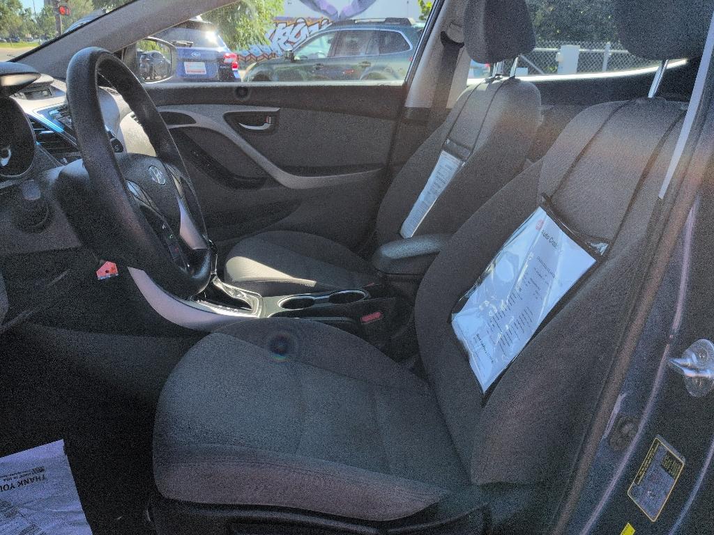 2016 BLUE Hyundai Elantra LIMITED (5NPDH4AE5GH) with an 4 Cyl, 1.8L engine, Automatic transmission, located at 10890 W. Colfax Ave., Lakewood, CO, 80215, (303) 274-7692, 39.739914, -105.120132- Photo#9