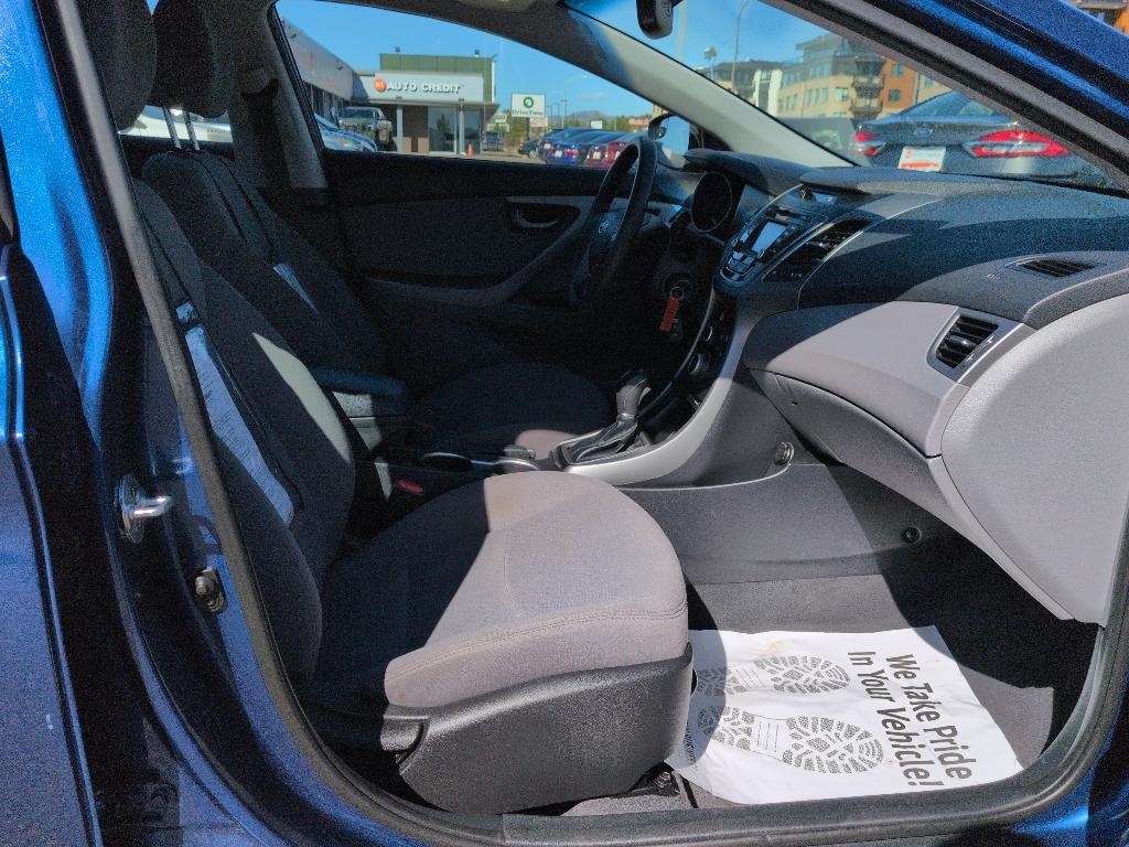 2016 BLUE Hyundai Elantra LIMITED (5NPDH4AE5GH) with an 4 Cyl, 1.8L engine, Automatic transmission, located at 10890 W. Colfax Ave., Lakewood, CO, 80215, (303) 274-7692, 39.739914, -105.120132- Photo#16