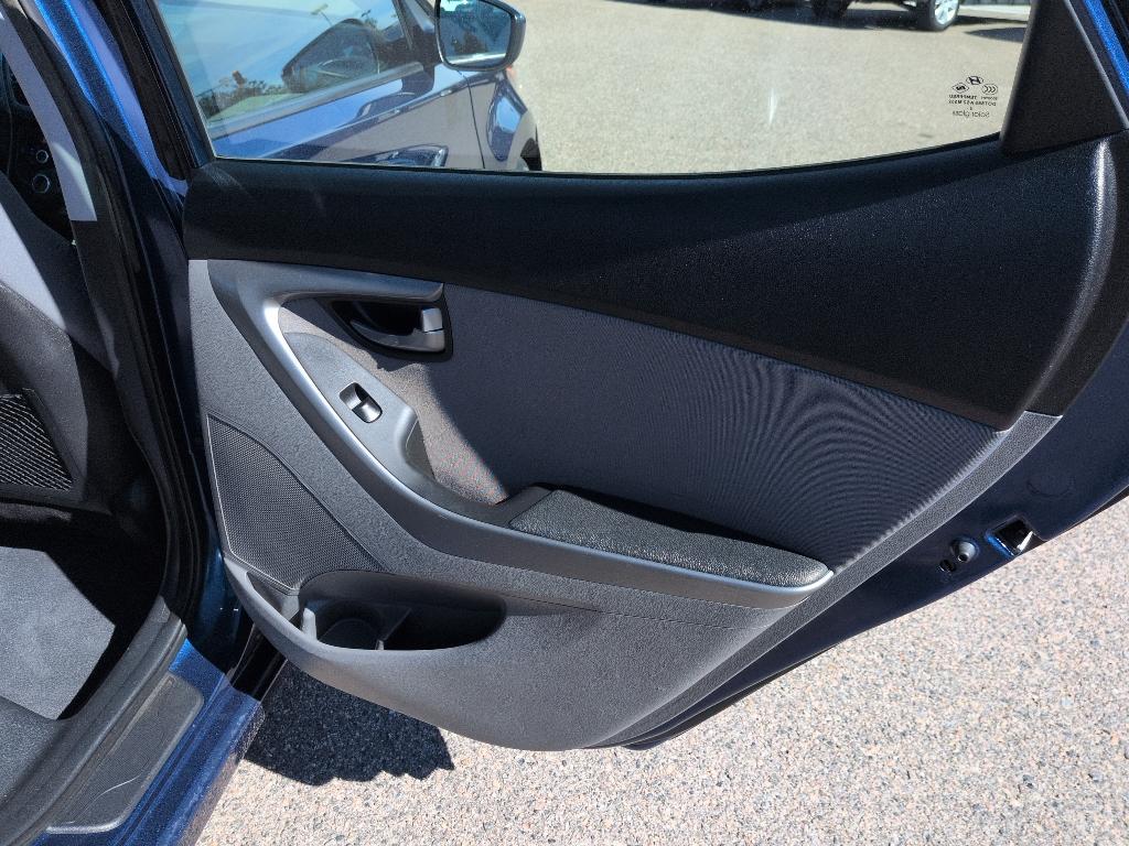 2016 BLUE Hyundai Elantra LIMITED (5NPDH4AE5GH) with an 4 Cyl, 1.8L engine, Automatic transmission, located at 10890 W. Colfax Ave., Lakewood, CO, 80215, (303) 274-7692, 39.739914, -105.120132- Photo#17