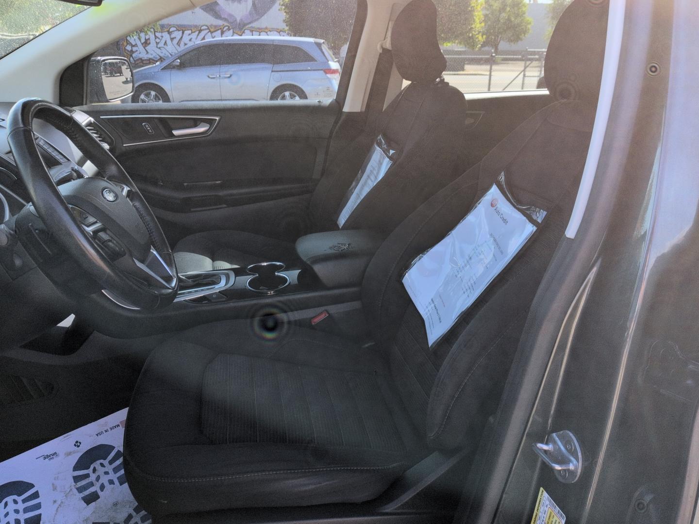 2015 GRAY Ford Edge SEL (2FMTK4J87FB) with an V6, 3.5L engine, Automatic transmission, located at 10890 W. Colfax Ave., Lakewood, CO, 80215, (303) 274-7692, 39.739914, -105.120132- Photo#9