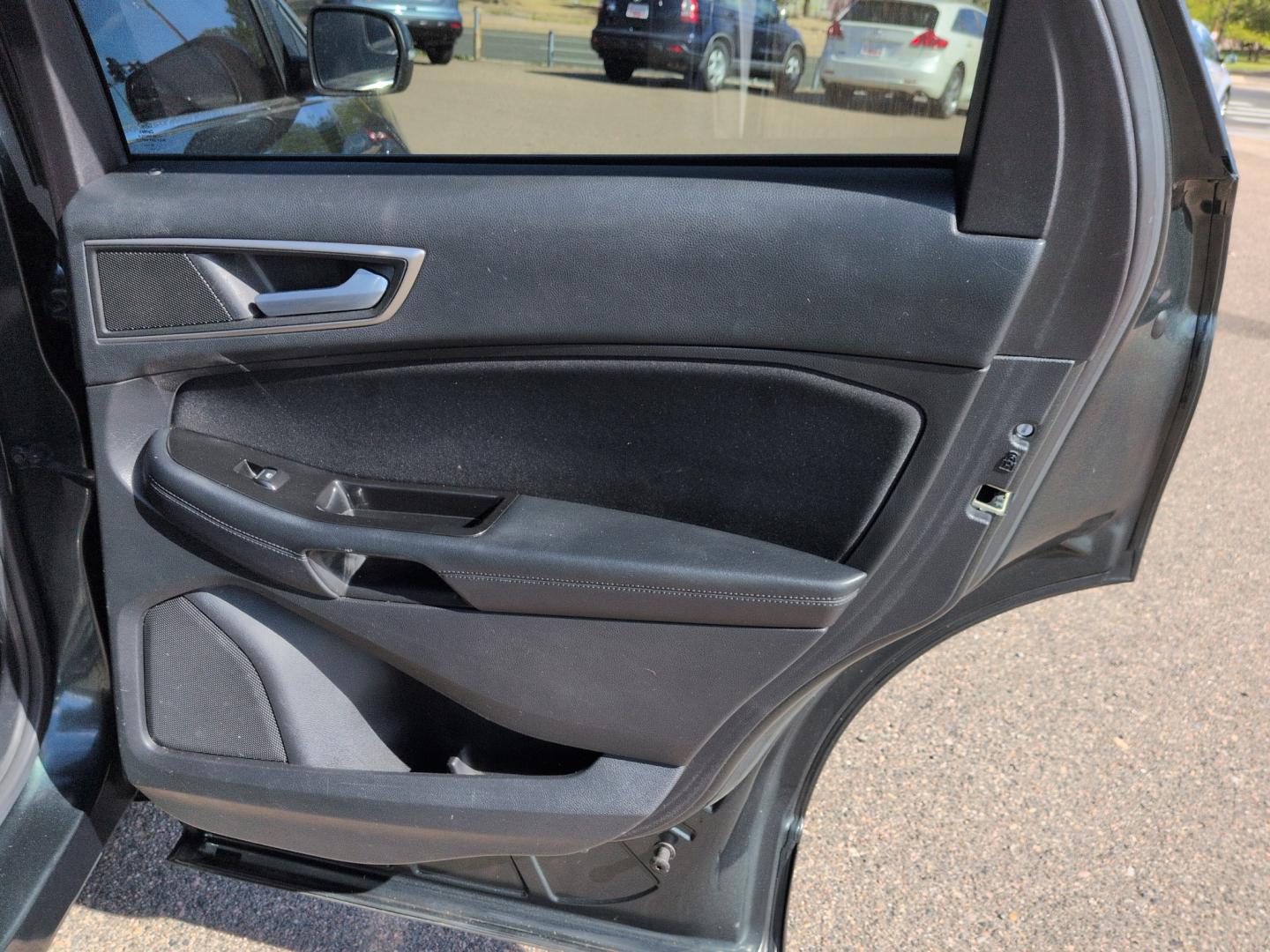 2015 GRAY Ford Edge SEL (2FMTK4J87FB) with an V6, 3.5L engine, Automatic transmission, located at 10890 W. Colfax Ave., Lakewood, CO, 80215, (303) 274-7692, 39.739914, -105.120132- Photo#17