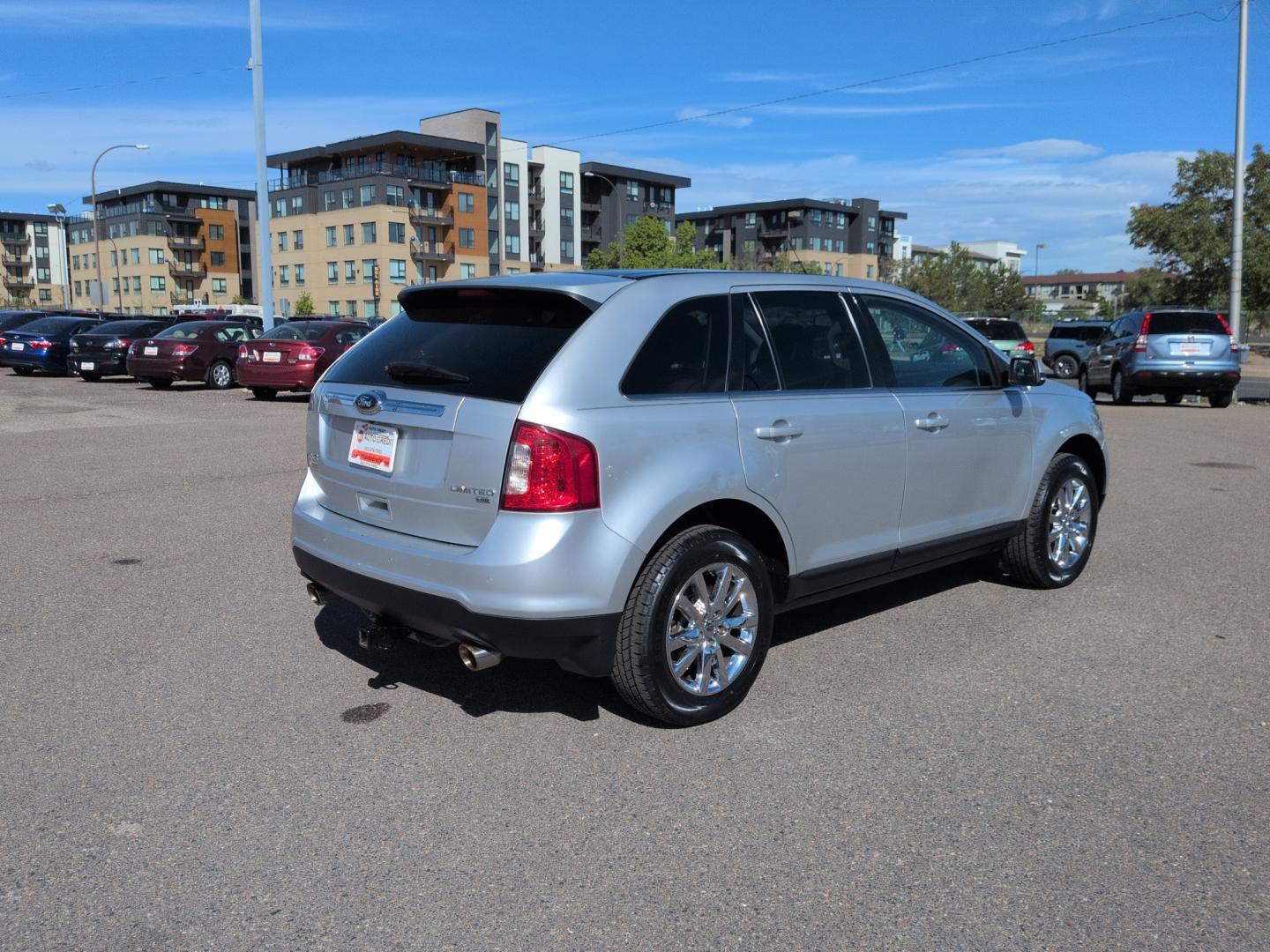 2014 SILVER Ford Edge Limited (2FMDK4KC6EB) with an V6, 3.5L engine, Automatic transmission, located at 10890 W. Colfax Ave., Lakewood, CO, 80215, (303) 274-7692, 39.739914, -105.120132- Photo#4