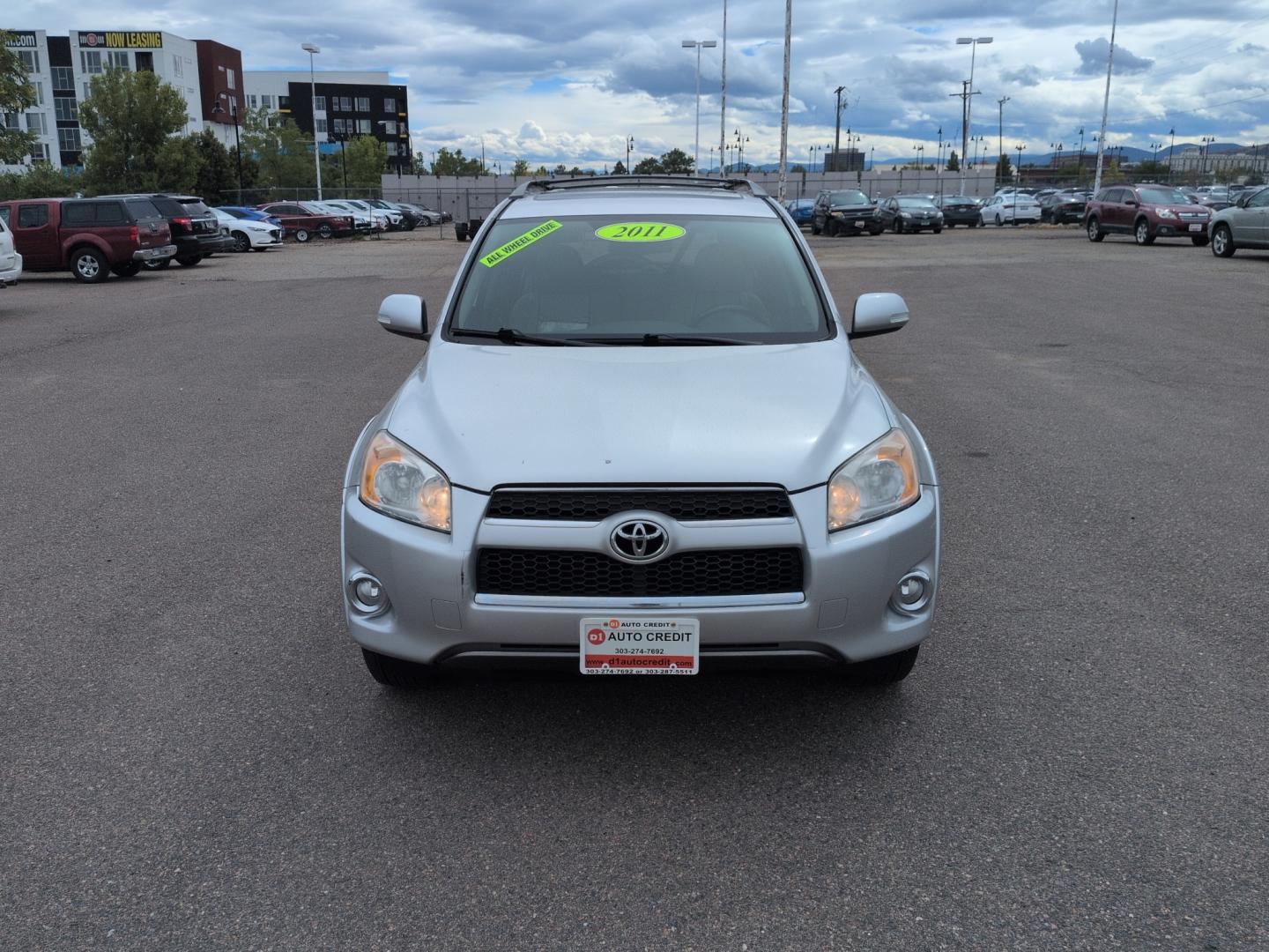 2011 SILVER Toyota RAV4 Limited (2T3DF4DVXBW) with an 4 Cyl, 2.5L engine, Automatic transmission, located at 10890 W. Colfax Ave., Lakewood, CO, 80215, (303) 274-7692, 39.739914, -105.120132- Photo#1