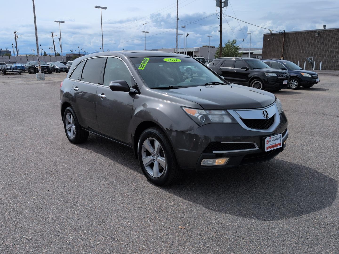 2011 GRAY Acura MDX Base (2HNYD2H27BH) with an V6, 3.7L engine, Automatic transmission, located at 10890 W. Colfax Ave., Lakewood, CO, 80215, (303) 274-7692, 39.739914, -105.120132- Photo#2