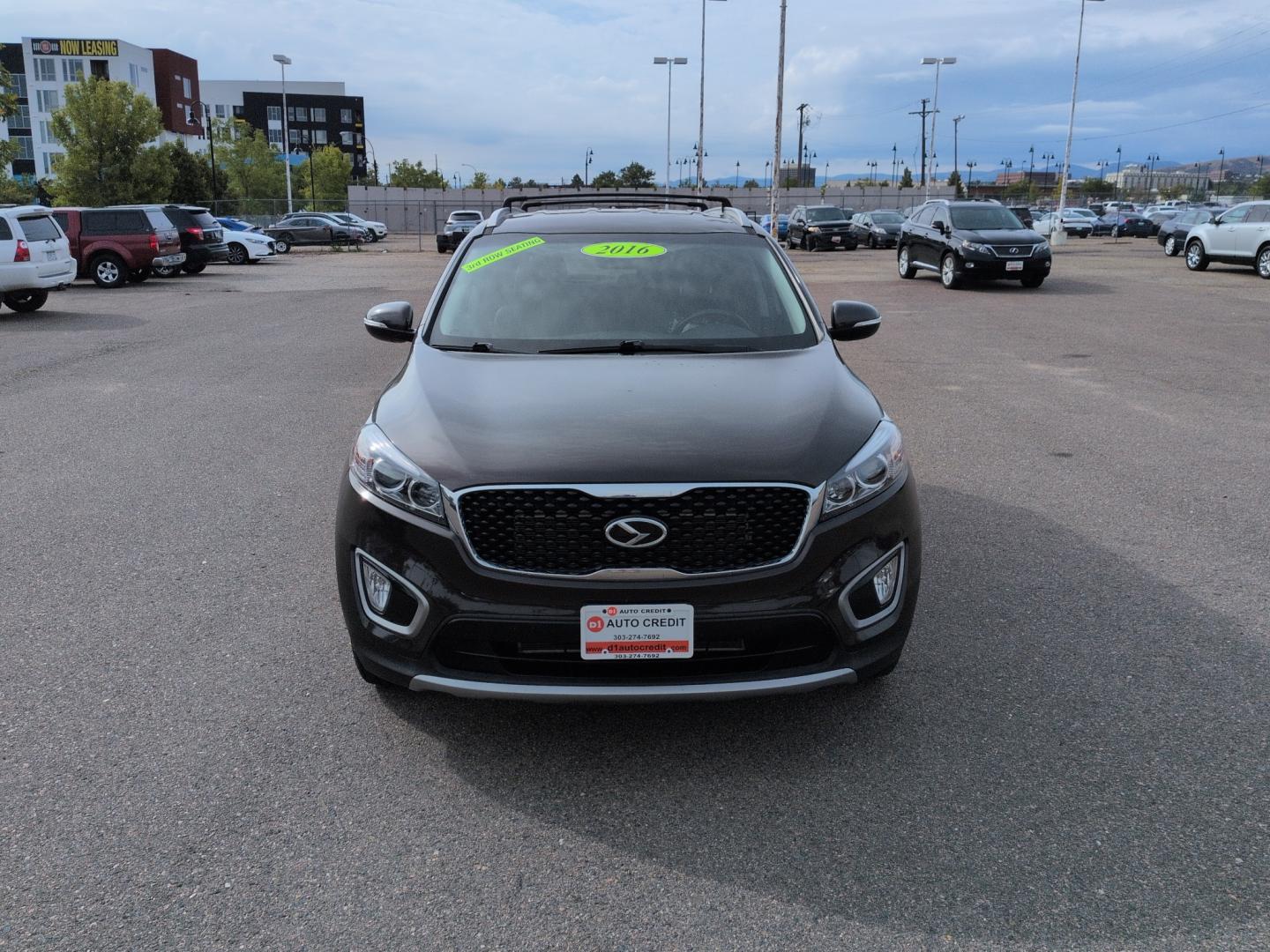 2016 BROWN Kia Sorento EX (5XYPHDA51GG) with an V6, 3.3L engine, Automatic transmission, located at 10890 W. Colfax Ave., Lakewood, CO, 80215, (303) 274-7692, 39.739914, -105.120132- Photo#1