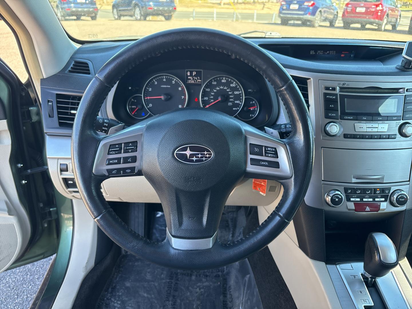 2013 GREEN /ACTUAL Subaru Outback Premium (4S4BRCCC4D3) with an 4 Cyl, 2.5L engine, Automatic transmission, located at 10890 W. Colfax Ave., Lakewood, CO, 80215, (303) 274-7692, 39.739914, -105.120132- Photo#9