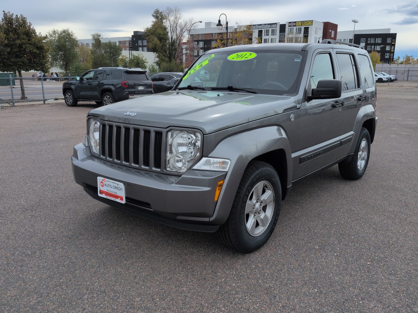 2012 GRAY Jeep Liberty Sport (1C4PJMAKXCW) with an V6, 3.7L engine, Automatic transmission, located at 10890 W. Colfax Ave., Lakewood, CO, 80215, (303) 274-7692, 39.739914, -105.120132- Photo#0